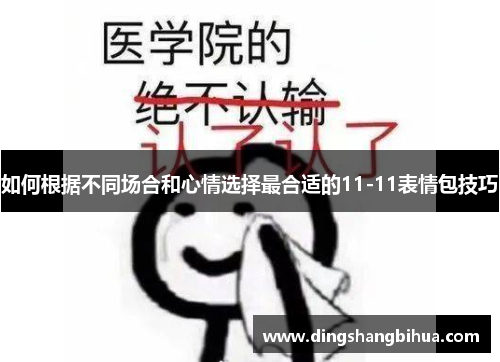 如何根据不同场合和心情选择最合适的11-11表情包技巧